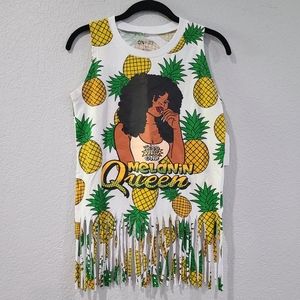 On Fire Melanin Queen Top